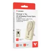 Verbatim Charge'n'Go 2C & Display Power Bank 10000 mAh Gold, 10000 mAh, litija polimēra (LiPo), Power Delivery 3.0, Quick Charge 3.0, bezvadu uzlāde, 3,85 V, 52 W