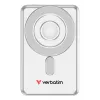 Verbatim Charge'n'Go 2C Power Bank 5000 mAh sudrabains, 5000 mAh, litija polimērs (LiPo), Adaptive Fast Charging, Power Delivery 3.0, Quick Charge 3.0, bezvadu uzlāde, 3,85 V, 20 W