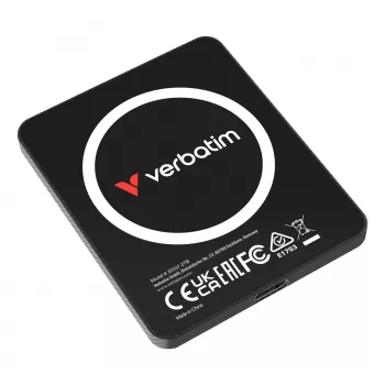 Verbatim SnapBack Ultra plāns SSD 2TB USB Type-C USB 3.2 Gen 2x2 Melns