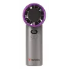 Verbatim Cool’n’Go IceTouch Handheld Fan pelēka/violeta, pelēka, violeta, 1 fan(s), Handheld fan, 1 gab., 8 W, Lithium-Ion (Li-Ion)