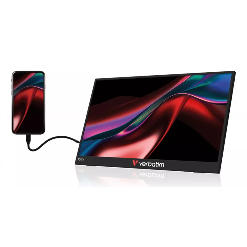 Portatīvais monitors Verbatim 15.6 collu FHD Touch LCD 1920 x 1080