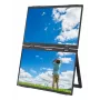 Verbatim Portable 15.6 inch FHD Dual Monitor Essentials, 39.6 cm (15.6 collas), LCD, 1920 x 1080 pikseļi, Full HD, 16:9, 10 ms