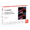 Verbatim Portable 15.6 inch FHD Dual Monitor Essentials, 39.6 cm (15.6 collas), LCD, 1920 x 1080 pikseļi, Full HD, 16:9, 10 ms