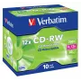 Verbatim CD-RW 12x 700 MB 10 gab.