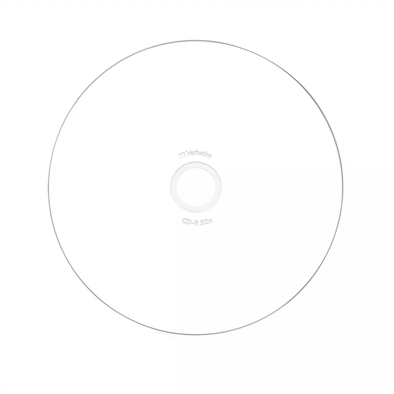 Verbatim CD-R AZO Wide Inkjet Printable 700 MB 52x 10 gab.