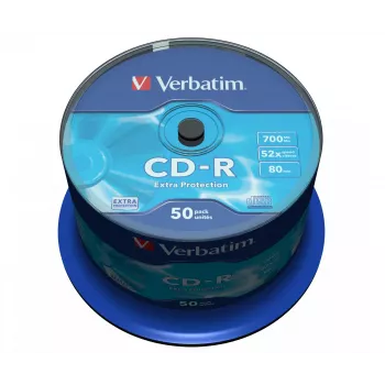 Verbatim CD-R Extra Protection 700 MB 52x 50 gab.
