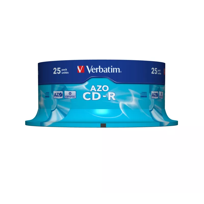 Verbatim CD-R AZO Crystal 700 MB 52x 25 gab.