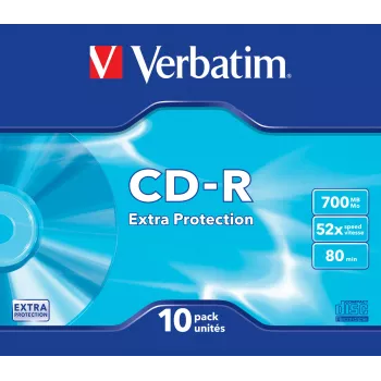 Verbatim CD-R Extra Protection 700 MB 52x 10 gab.