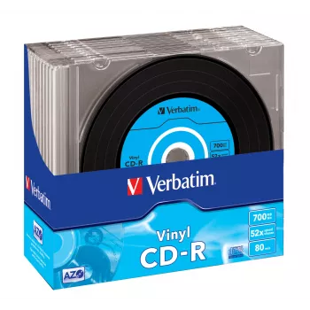 Verbatim CD-R AZO Data Vinyl 700 MB 52x 10 gab.