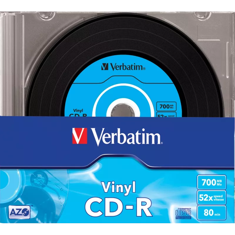 Verbatim CD-R AZO Data Vinyl 700 MB 52x 10 gab.