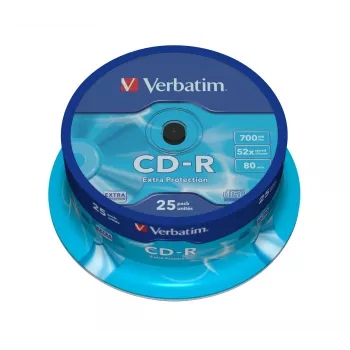 Verbatim CD-R Extra Protection 700 MB 52x 25 gab.