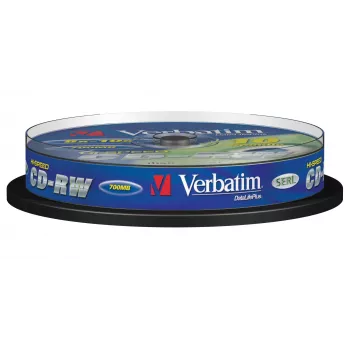 Verbatim CD-RW 12x 700 MB 10 gab.