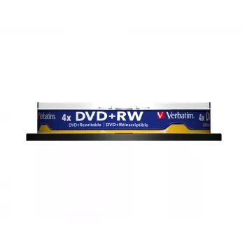 Verbatim DVD+RW Matt Silver 4.7 GB 10 gab.