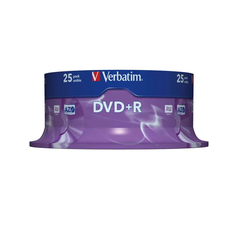 Verbatim VB-DPR47S2A, DVD+R, 120 mm, Spindle, 25 gab., 4.7 GB