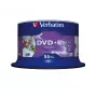 Verbatim DVD+R Wide Inkjet Printable No ID Brand, DVD+R, 120 mm, apdrukājams, Spindle, 50 gab., 4,7 GB