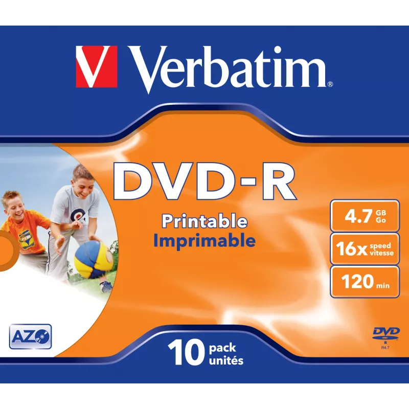 Verbatim 43521 tukšs DVD 4.7 GB DVD-R 10 gab.