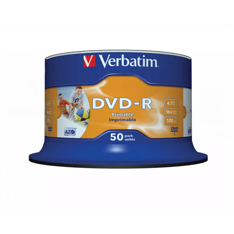 Verbatim 43533 tukši DVD 4,7 GB DVD-R 50 gab.