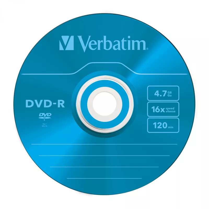 Verbatim DVD-R Colour 4.7 GB 5 gab.