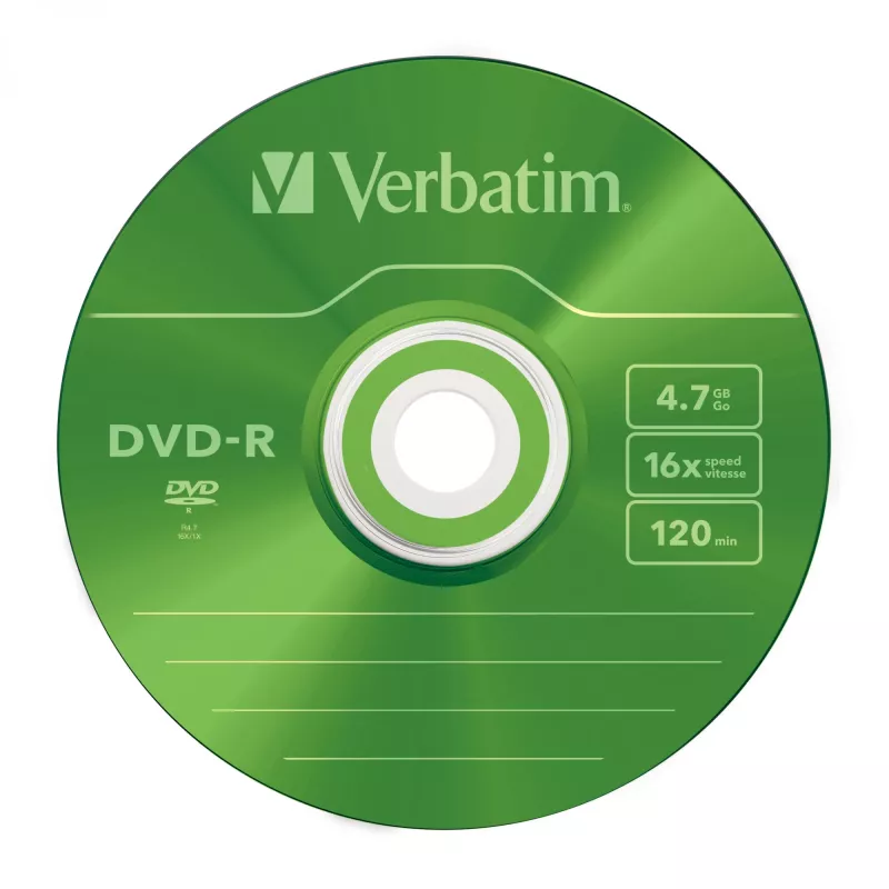 Verbatim DVD-R Colour 4.7 GB 5 gab.