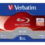 Verbatim 43615 tukšs Blu-ray disks BD-RE 25 GB 5 gab.
