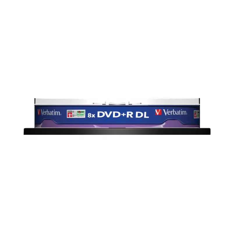 Verbatim VB-DPD55S1, DVD+R DL, 120 mm, Spindle, 10 gab., 8.5 GB