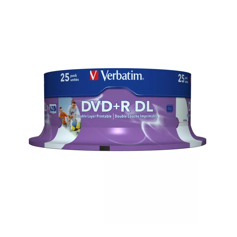 Verbatim 43667 tukšs DVD 8,5 GB DVD+R DL 25 gab.