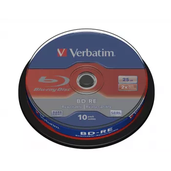 Verbatim BD-RE SL 25GB 2x 10 komplekts Spindle 10 gab.