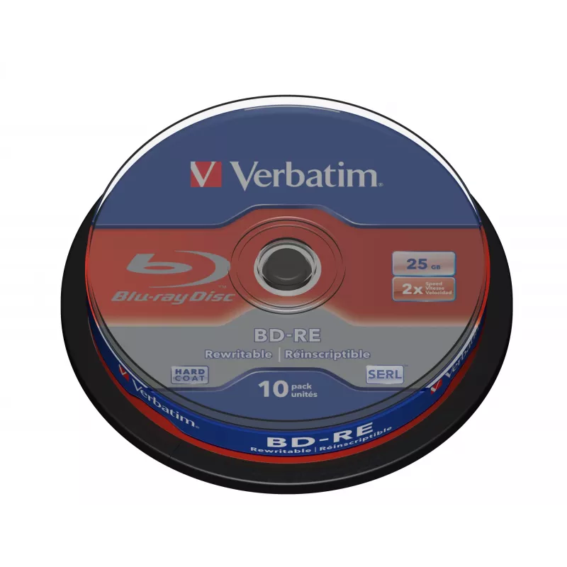 Verbatim BD-RE SL 25GB 2x 10 komplekts Spindle 10 gab.