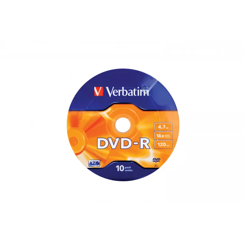 Verbatim DVD-R Matt Silver 16x 4.7 GB 10 gab.