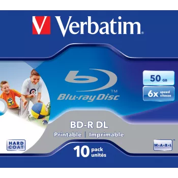 Verbatim 43736 tukšs Blu-Ray disks BD-R 50 GB 10 gab.