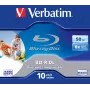 Verbatim 43736 tukšs Blu-Ray disks BD-R 50 GB 10 gab.
