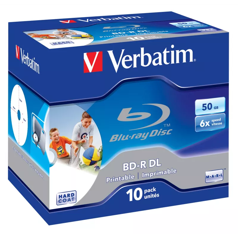 Verbatim 43736 tukšs Blu-Ray disks BD-R 50 GB 10 gab.