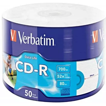 Verbatim 50x CD-R 700 MB 52x 50 gab.