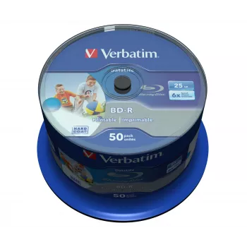 Verbatim 43812 tukšs Blu-Ray disks BD-R 25 GB 50 gab.
