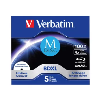 BDXL Verbatim MDISC Lifetime arhīva 100GB viens disks