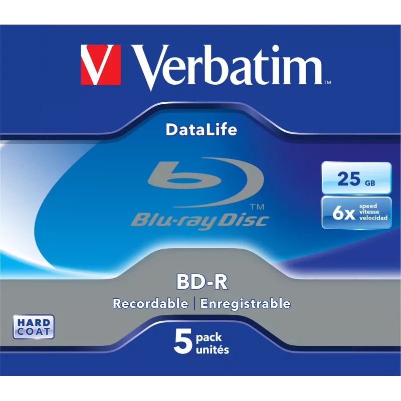 Verbatim DataLife 6x BD-R 25 GB 5 gab.