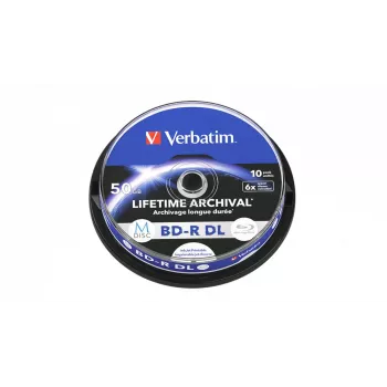 BD-R DL Verbatim MDISC 50 GB 10 gab. 6x
