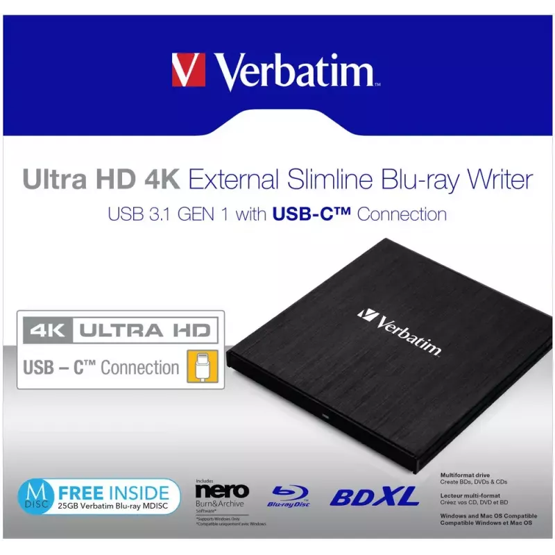 Verbatim 43888 optiskais diskdzinis Blu-Ray DVD Combo melns
