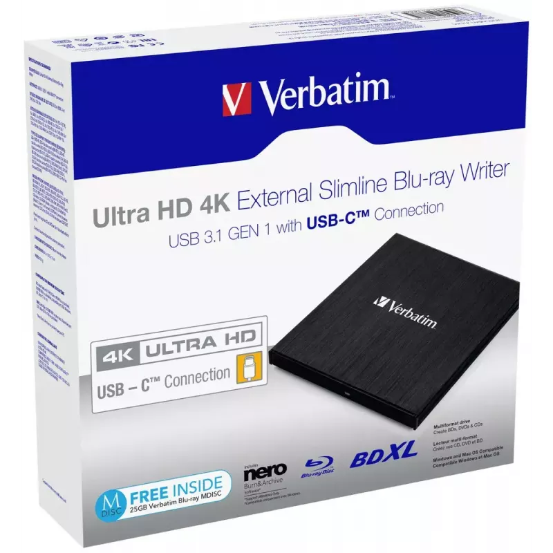 Verbatim 43888 optiskais diskdzinis Blu-Ray DVD Combo melns