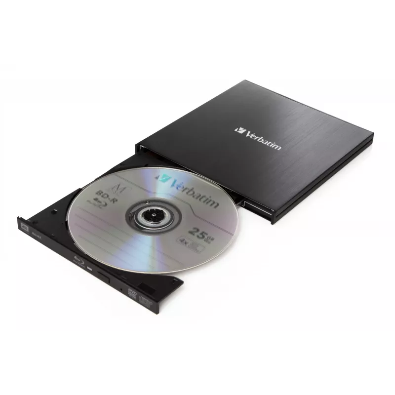 Ārējais plānais optisko disku diskdzinis Blu-Ray RW Verbatim 43890