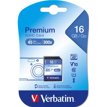Verbatim Premium 16 GB SDHC Class 10