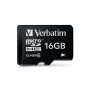 MicroSDHC Verbatim Premium 16GB Class 10 Melns 44010