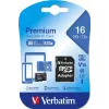 MicroSDHC Verbatim Premium 16GB Class 10 Melns