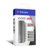 Verbatim Vx500 1 TB USB Type-C 3.2 Gen 2 (3.1 Gen 2) Sudraba