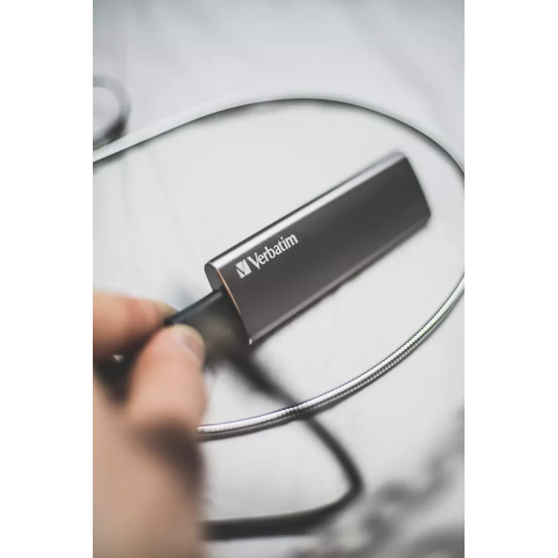 Verbatim Vx500 1 TB USB Type-C 3.2 Gen 2 (3.1 Gen 2) Sudraba
