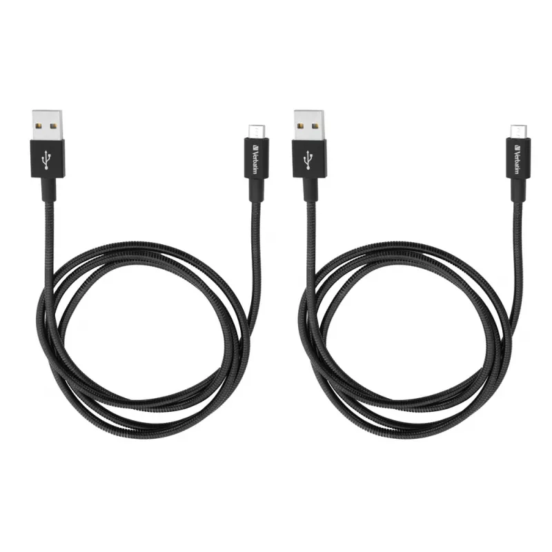 Verbatim 48874 USB kabelis USB 3.2 Gen 1 (3.1 Gen 1) 1 m Micro-USB A USB A Melns