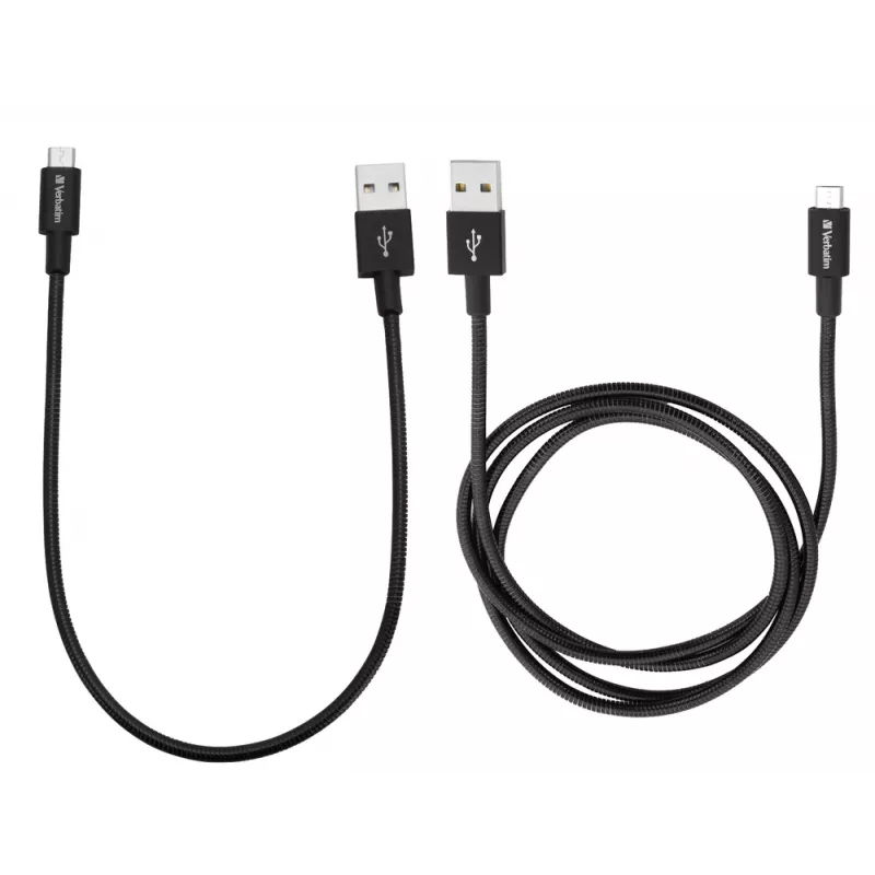 Verbatim 48875 USB kabelis USB 3.2 Gen 1 (3.1 Gen 1) 1 m Micro-USB A USB A Melns