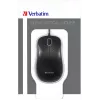 Verbatim 49024 pele labās rokas USB Type-A optiskā 1000 DPI