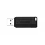 Verbatim PinStripe - USB zibatmiņa 32 GB - Melna, 32 GB, USB Type-A, 2.0, 10 MB/s, Bīdāma, Melna