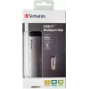 Verbatim 49140 klēpjdatora dokstacija/portu replikators USB 3.2 Gen 1 (3.1 Gen 1) Type-C